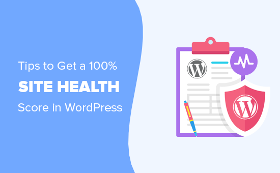 Tips to get a 100% site health score in WordPress