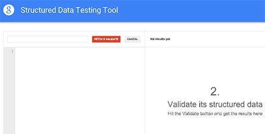 Testing your rich snippet markup
