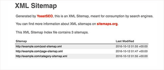 Add XML sitemap in WordPress