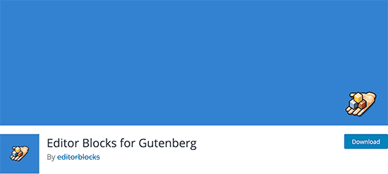 Editor blocks for Gutenberg