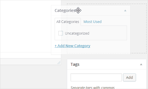 Moving meta boxes on post edit screen in WordPress