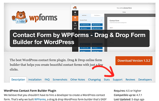 Getting support for free WordPress plugins