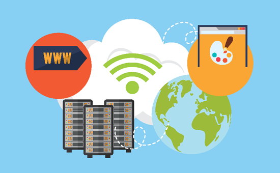 Difference between domain name and web hosting