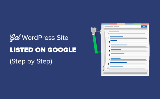 Get your WordPress site listed on Google