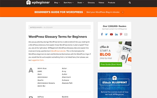 WPBeginner Glossary
