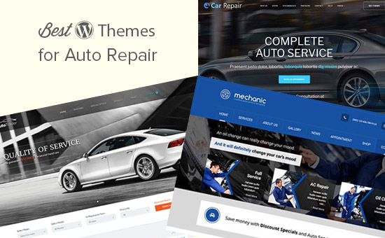 Best WordPress themes for auto repair