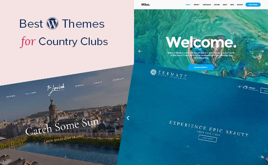 WordPress themes for country clubs