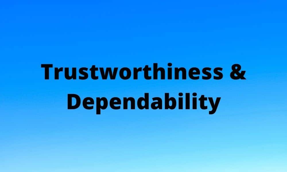 Trustworthiness Dependability 1