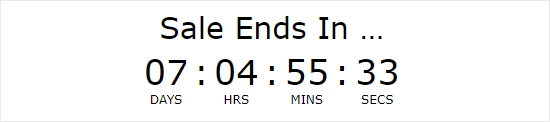 An example timer created using HurryTimer