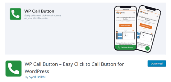 The WP Call Button plugin
