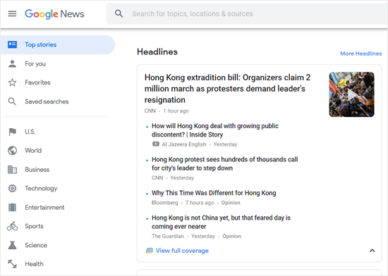 Google News Aggregator