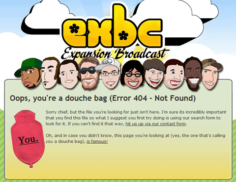 Expansion Broadcast 404 Page