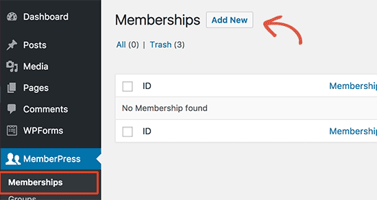 Add membership level