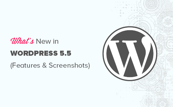 Features and screenshots of WordPress 5.5