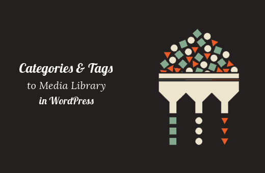 Category and tags for WordPress media library