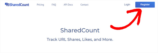 Register for SharedCounts com