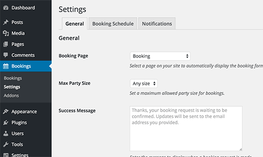 Setting up restaurant reservation and booking system