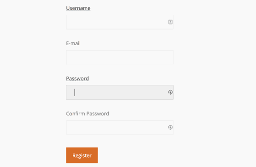 Allowing users to set custom passwords on registration page in WordPress