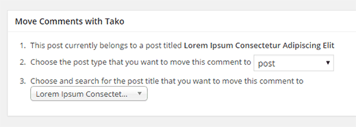 move comments