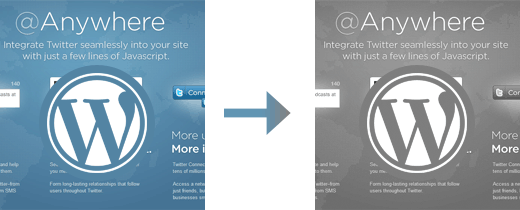 Grayscale Images in WordPress