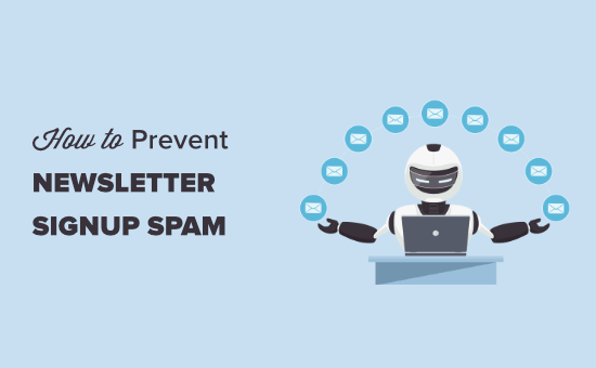Preventing newsletter signup spam in WordPress