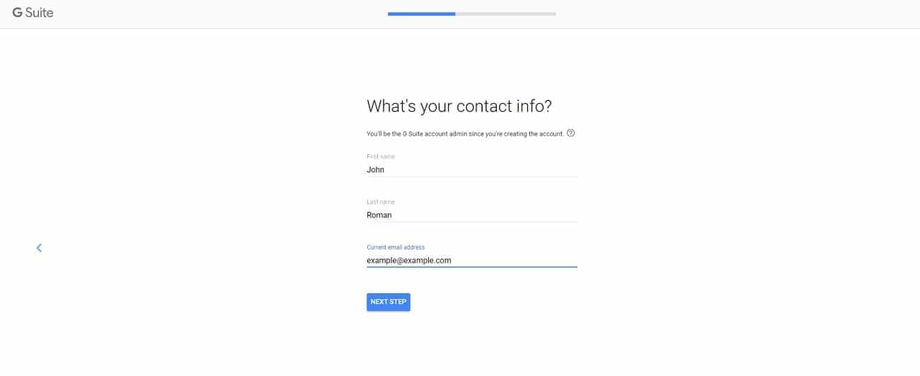 g suite signup 2
