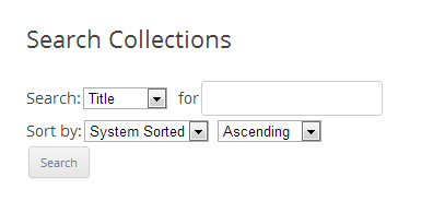Search Library Collections