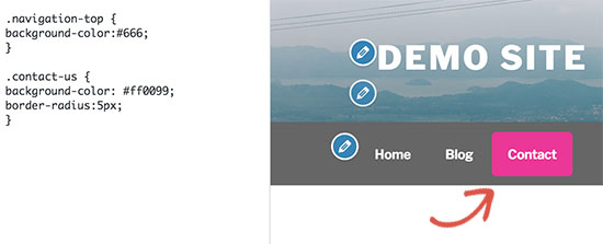 Changing background color of a single menu item in WordPress navigation menus