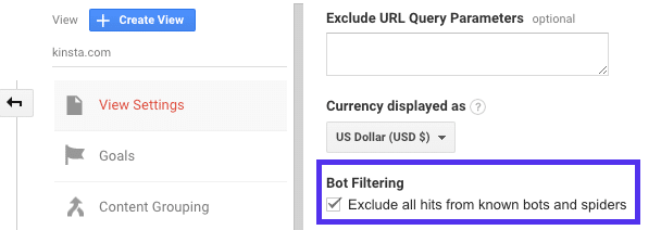 Bot Filtering in Google Analytics