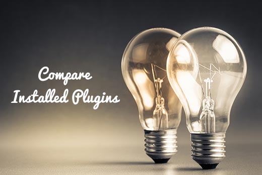Search and compare installed plugins in WordPress