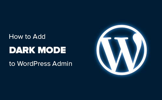 Adding dark mode to WordPress admin area