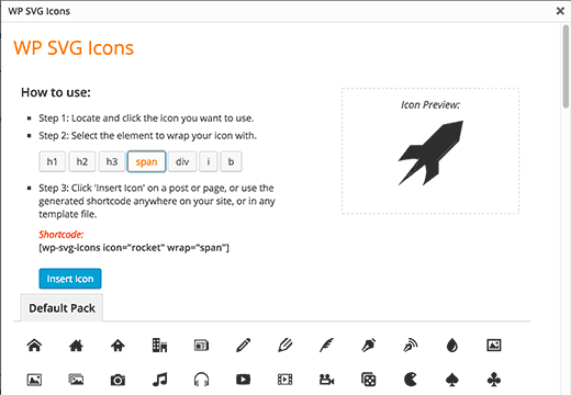 Adding icons to feature boxes in WordPress