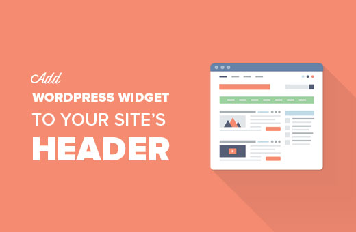 Add a WordPress widget to your site's header