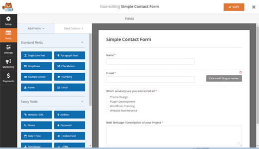 WPForms Online Form Builder